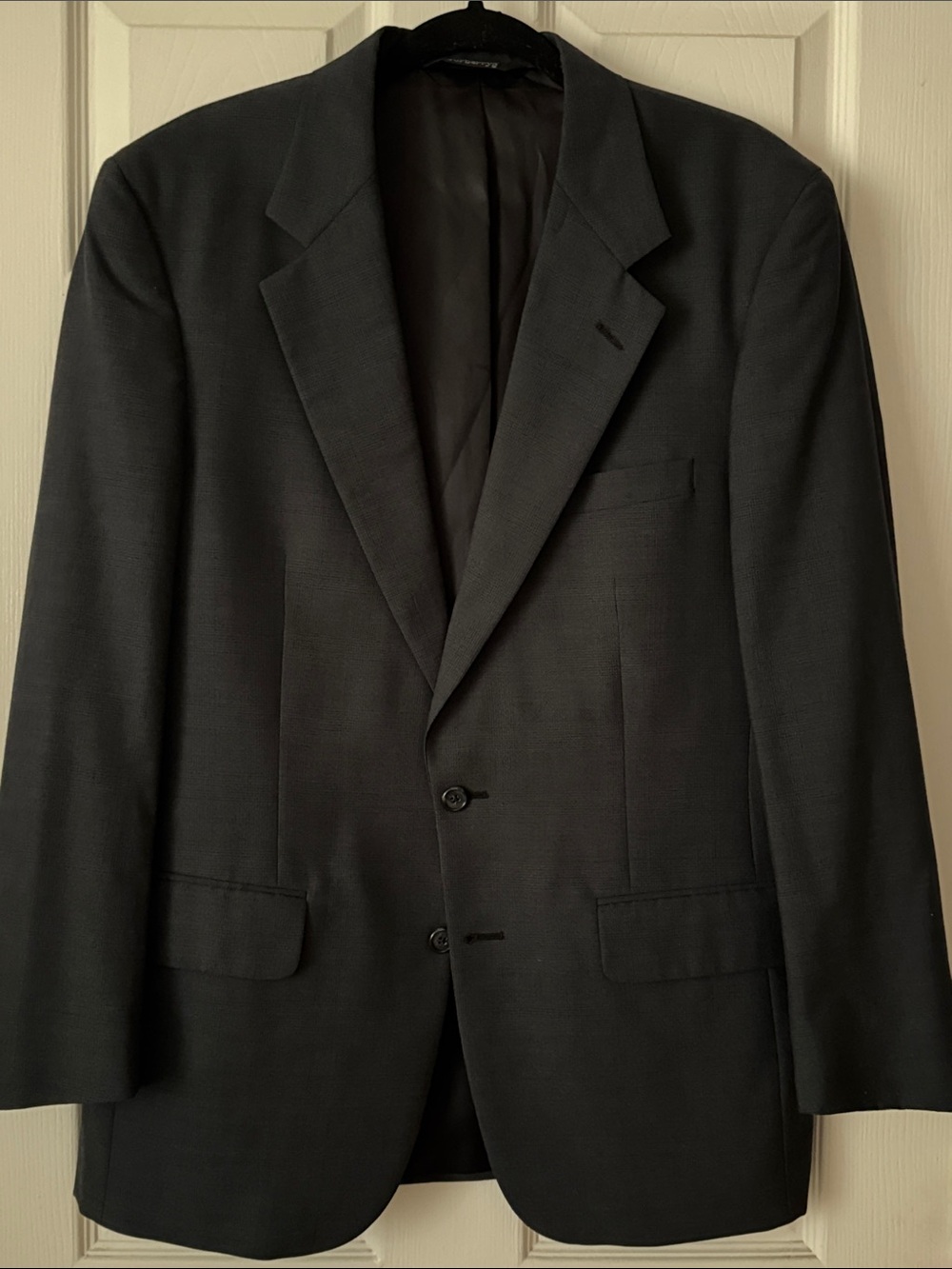 Burberrys Grey Fine Glen Plaid Blazer